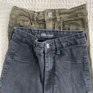 Zara High Waisted Skinny Jeans